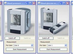 SDK implementation that simulates real medical devices.