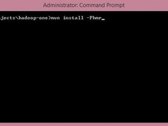 mvn command run