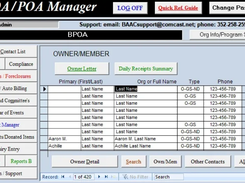 HOA/POA Manager Screenshot 1