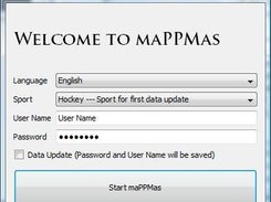 Welcome window at first start of maPPMas (2009/11/08)