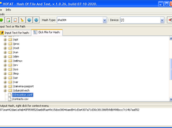 HOFAT - Hash Of File And Text  Screenshot 1