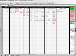 Hoja para edición de datos