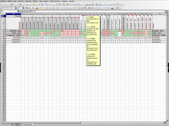 Hoja para introducir las notas