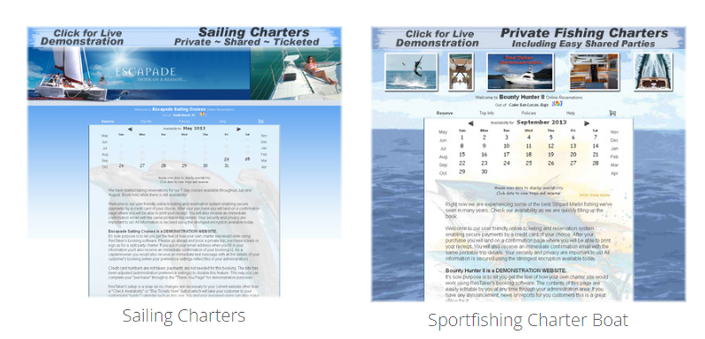 Hold the Spot Booking Software Screenshot 1