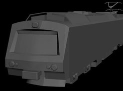 A low-polygon model based on the oebb 4020 series