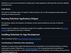 Holochain Screenshot 1