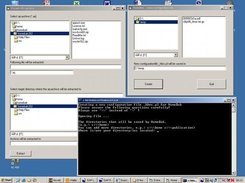 Archive-extraction Interface (left) and Config-tool (right)