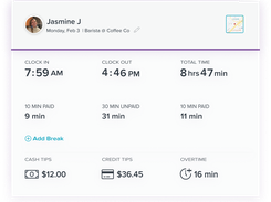 Create employee timecards to make payroll easy