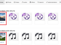 videos and music on index 