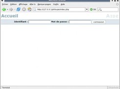 Ecran de login
