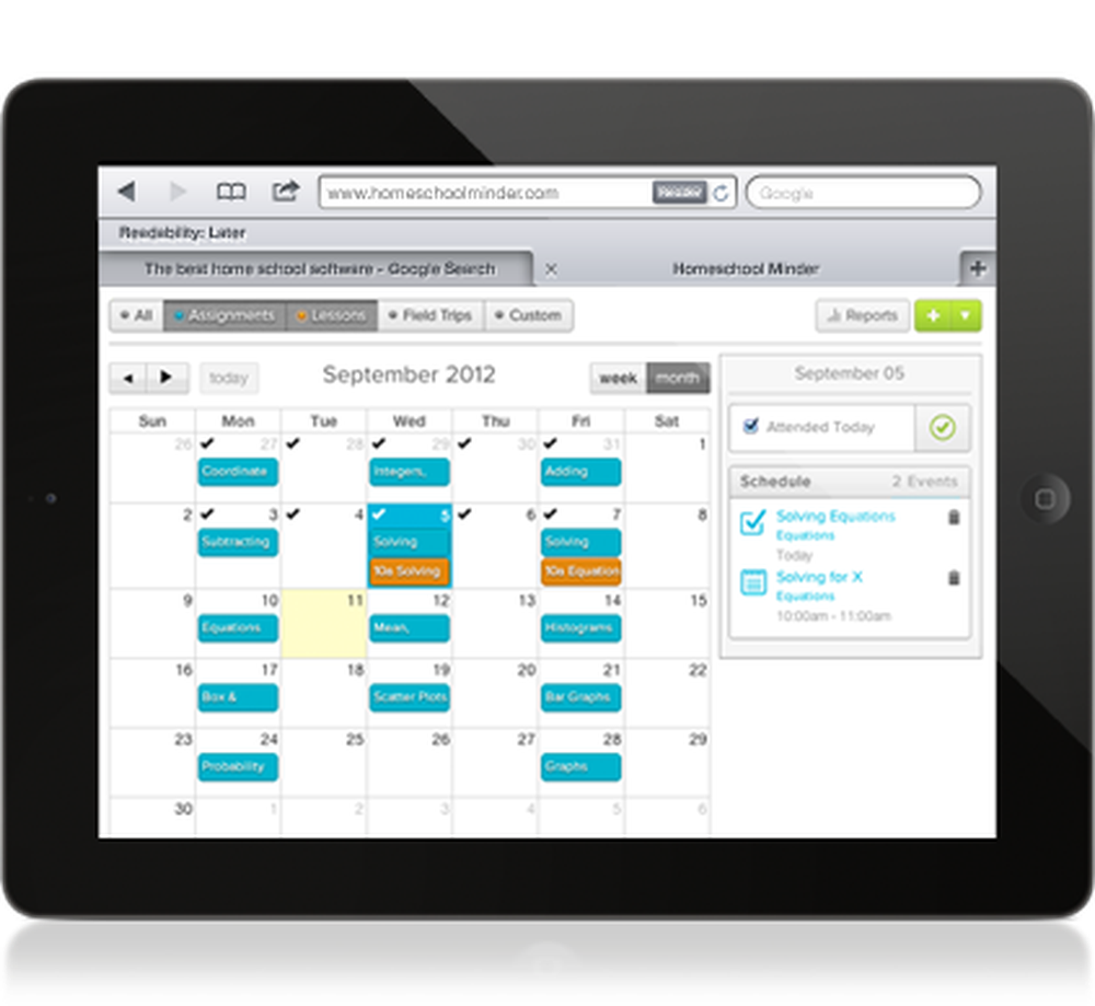 Homeschool Minder Screenshot 1