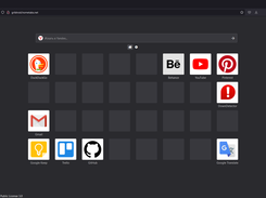 HomeTabs startpage user interface