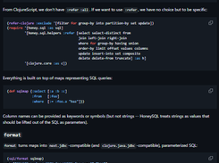 HoneySQL Screenshot 1