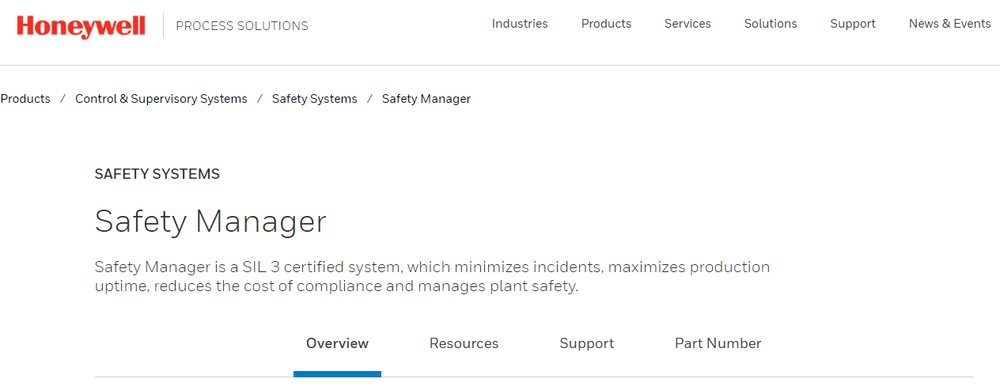 Honeywell Safety Manager Screenshot 1