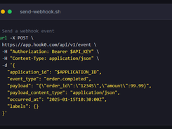 Hook0 Screenshot 1