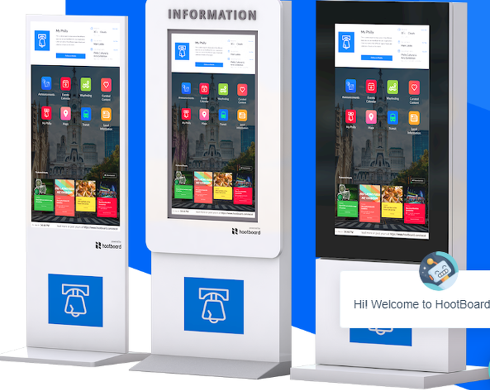 HootBoard Information Kiosk Screenshot 1