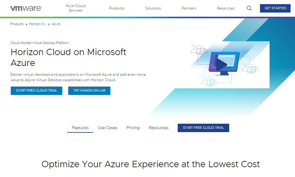 Omnissa Horizon Cloud Service Screenshot 1