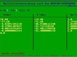 Pascal Programm: Newton Verfahren