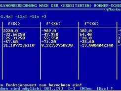 Pascal Programm: Erweitertes Horner-Schema
