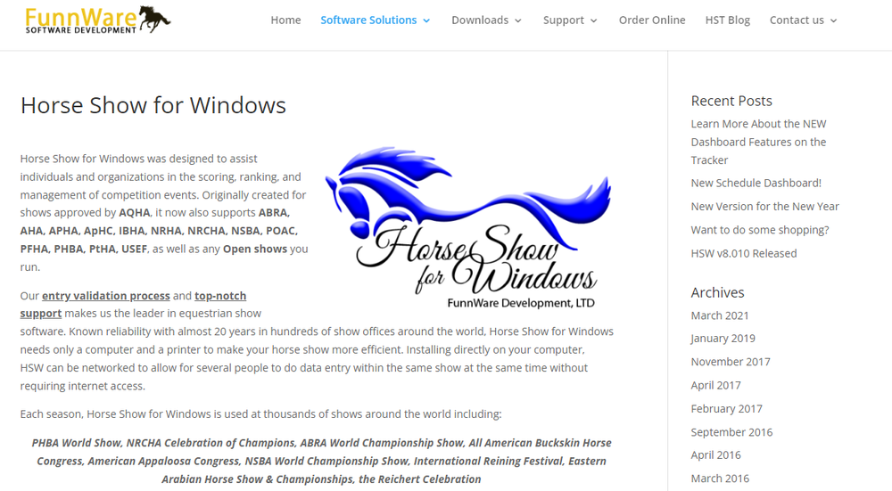 Horse Show for Windows Screenshot 1