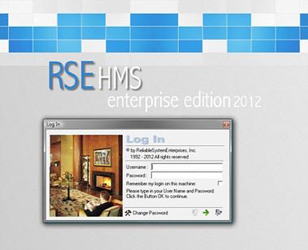 RSE Hotel Management System Screenshot 1