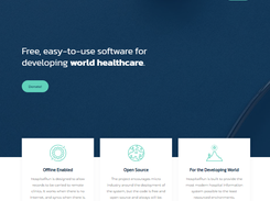 HospitalRun website Screenshot 1