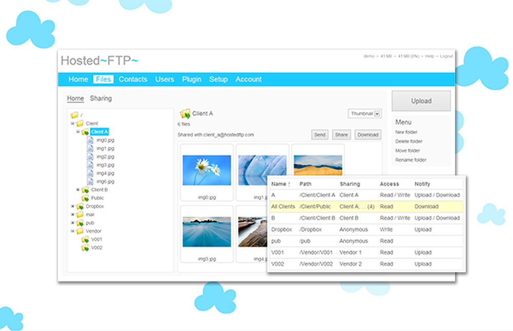 Hosted FTP Screenshot 1