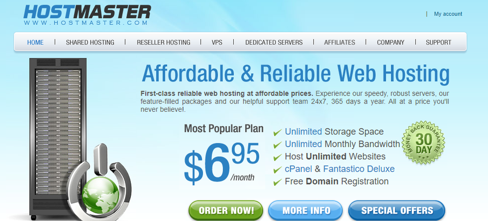 Hostmaster Screenshot 1