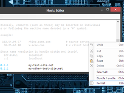 Hosts Editor