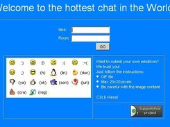 Hotchat version 1.5 splash screen