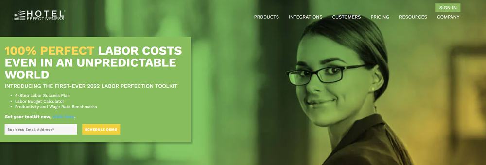 Hotel Effectiveness Screenshot 1