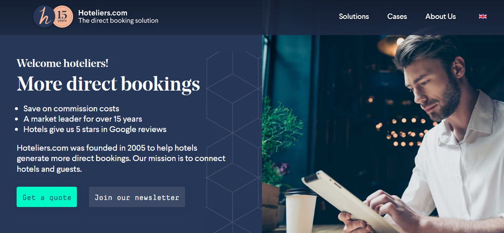 Hoteliers.com Screenshot 1