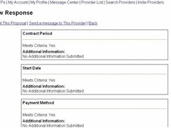 RFPMarketplace Evaluating Proposal Screenshot 