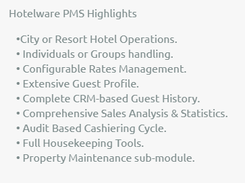 Hotelware PMS Screenshot 1