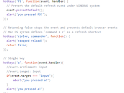 Hotkeys Screenshot 2