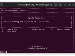 Tool Update Menu
