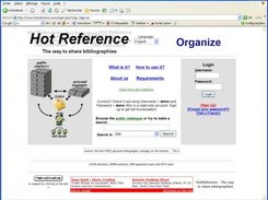 Login page