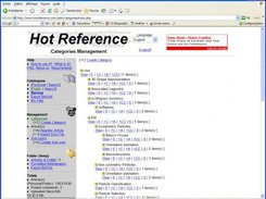Categories page