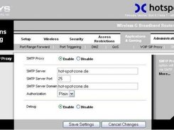 smtp proxy web gui