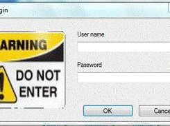 login page