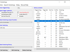 Hotstrins, example