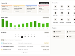 Houzz Pro Dashboard