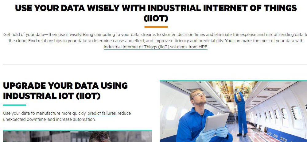 HPE Industrial IoT Screenshot 1
