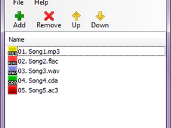 Example PlayList in Win 7