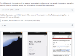 HQarroum docker-android Screenshot 1