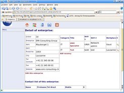 Enterprise Detail - Top part
