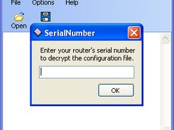 HRCE 1.0.0.0 Serial Number Window