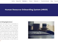 HROS Onboarding Screenshot 1