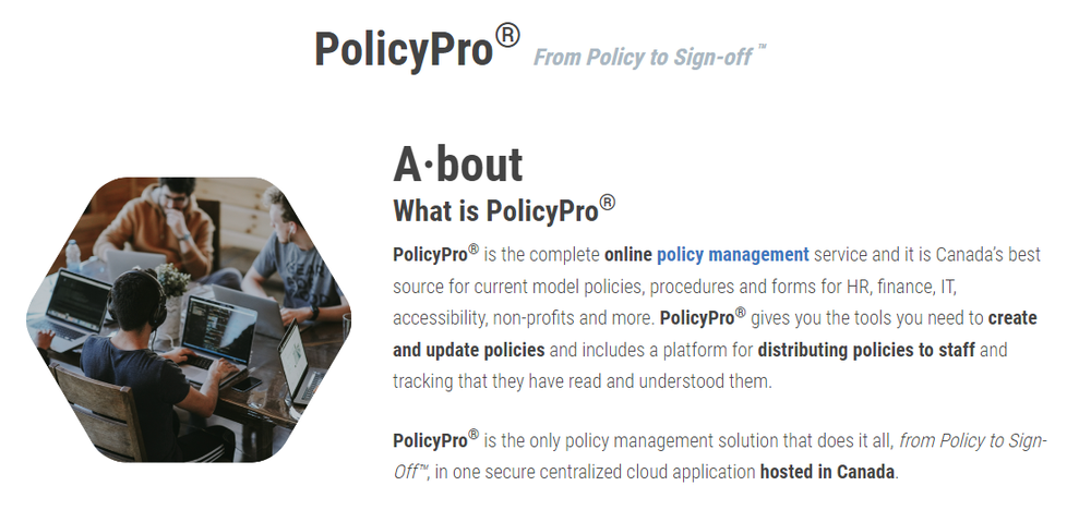 PolicyPro Screenshot 1