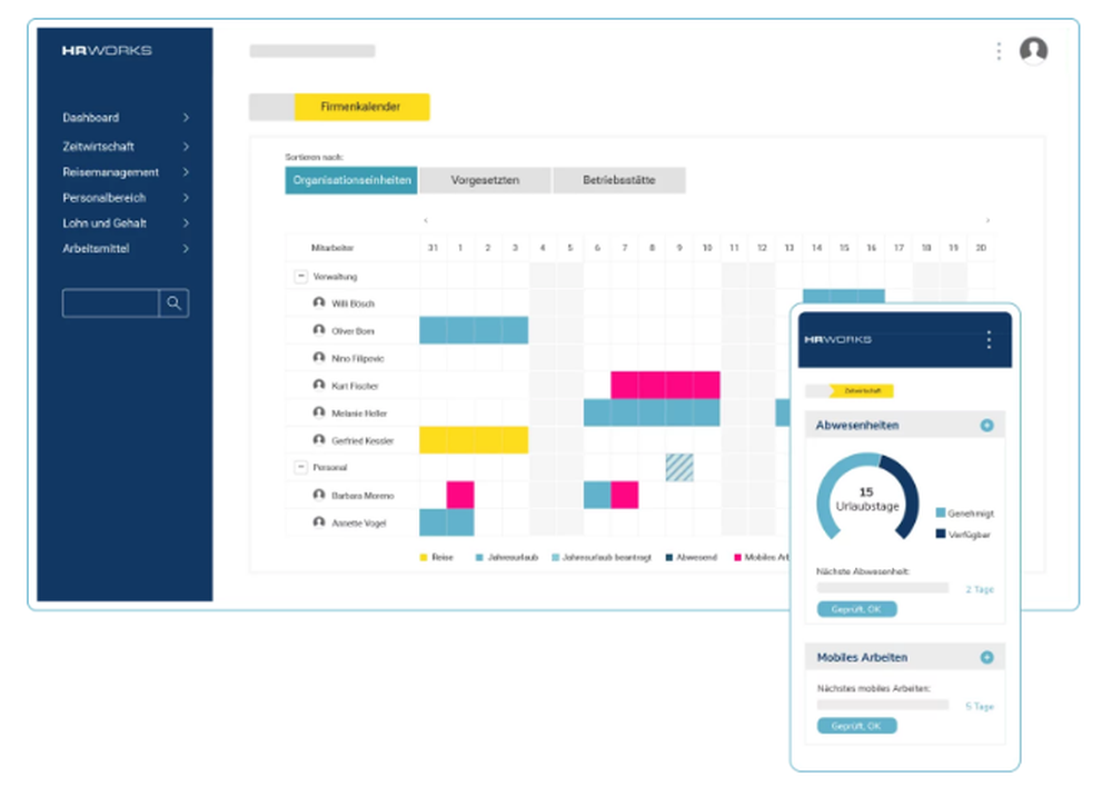 HRworks Screenshot 1